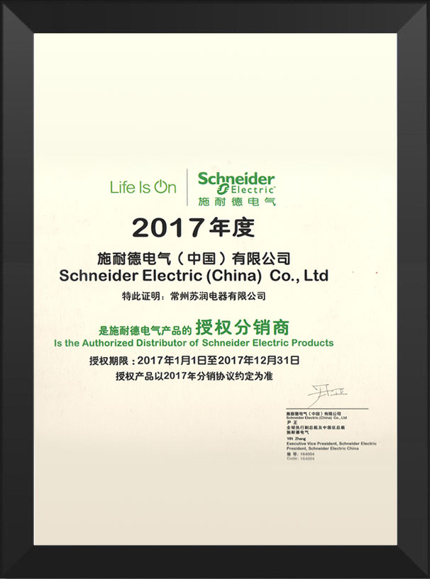 施耐德代理證書2017.jpg